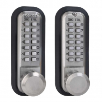 LockeyUSA 2830SNDC Keyless Knob Lock Passage