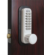 LockeyUSA 2830WH Keyless Knob Lock Passage