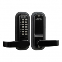LockeyUSA 2835JB Keyless Knob Lock Passage Jet Black