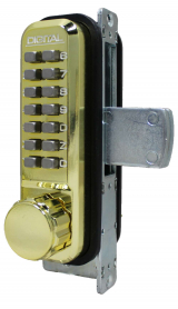 LockeyUSA 2900BB Keyless Narrow Stile Deadbolt Lock