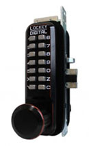LockeyUSA 2930OIL Keyless Narrow Stile Knob Lock Passage
