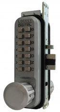 LockeyUSA 2930DC SC Mech Digital Dbl Combo Mort Knob