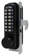 LockeyUSA 2950 JB Mech Digital Combo Narrow Mort Hook Bolt
