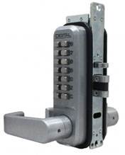 LockeyUSA 2985DC SC Mech Digital Dbl Combo Narrow Mort Lever