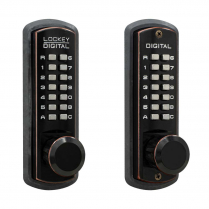 LockeyUSA 3830SCMGDC Keyless Knob Lock Passage