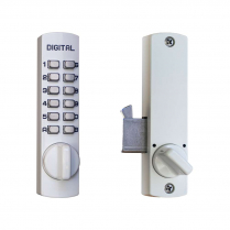LockeyUSA C150WH Keyless Hook Bolt Lock