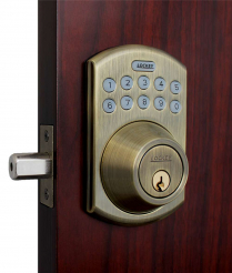 LockeyUSA E915AB Electronic Deadbolt with Remote Control