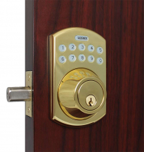LockeyUSA E915BB Electronic Deadbolt with Remote Control