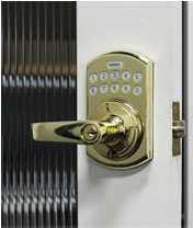 LockeyUSA E995BB Electronic Lever with Remote Control