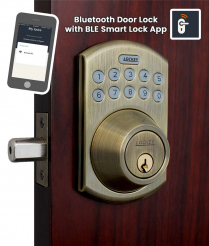 LockeyUSA EB915 AB Electronic Bluetooth Deadbolt