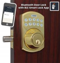 LockeyUSA EB915 BB Electronic Bluetooth Deadbolt