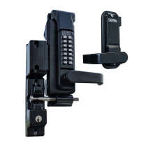 LockeyUSA GL2JBMG Surface Mount Gate Lock Passage, Key Locko