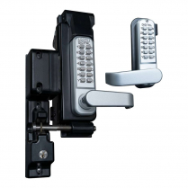 LockeyUSA GL2SCMGDC Surface Mount Gate Lock Passage, Key Loc
