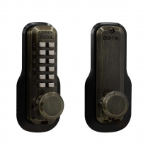 LockeyUSA M230AB Keyless Deadlocking Spring Latch