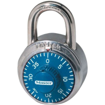 1506D COLORED DIAL 1-7/8" WIDE BLUE DIAL PADLOCK