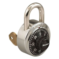 Master Lock 1525-V93 Combination Padlock w/ Key Override
