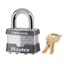 Master Lock 1KA-2004 Padlock 1-3/4" Laminated Steel