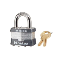 Master Lock 1LFKA Padlock 1-3/4" w/1-1/2" Shackle Keyed 2004