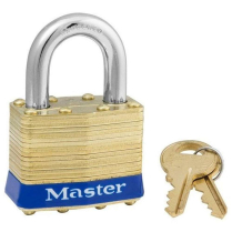 Master Lock No. 2NKAMK Laminated Brass Padlock