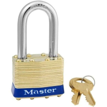 Master Lock No. 2NMKLF Laminated Brass Padlock