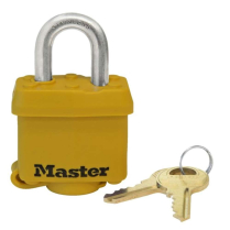 Master Lock No. 315NKAMK Covered Laminated Steel Padlock