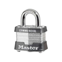 Master Lock 3KA-0464 Padlock -1-9/16" -Laminated Steel