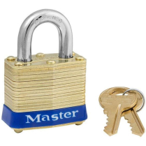 Master Lock 4 Padlock - 1-9/16" - Stacked Brass - KD