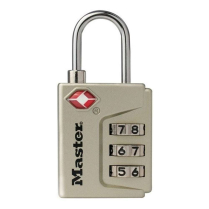 Master Lock 4687Dnkl Tsa Instant Alert Tra Nickel Set Your Own Combo