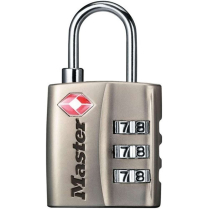 4680DNKL TSA TRAVEL LOCKS NICKEL SET YOUR OWN COMBNATION