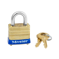 Master Lock 8 Padlock Brass 1-1/8"