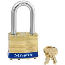 Master Lock No. 82KAMKLF Series Laminated Brass Padlock