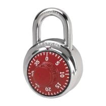 American Lock A400K Colored Dial Key Control Combination Padlock