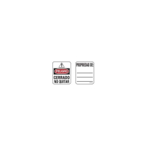 Master Lock S140LES (410 & 406) Multilingual Padlock Labels