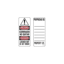 Master Lock S141LESLEN (411) Multilingual Padlock Label