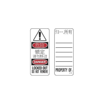 Master Lock S141LZHLEN (411) Multilingual Padlock Label