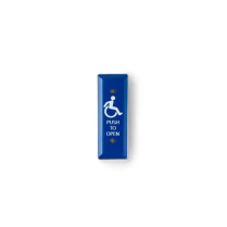 MS Sedco 59J-H 59 Series Jamb Nrrw Psh Hndicp Blue Whlchair