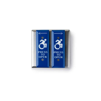 MS Sedco 59V-H-NY 59 Series Vstible Arrw Push Hndicp Blu NY