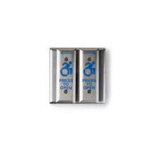MS Sedco 59V-HSS-NY 59 Vestibule Arrow Push Hndicp Steel NY