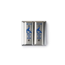 MS Sedco 59V-HSS 59 Series Vestibule Arrow Push Hndicp Stl