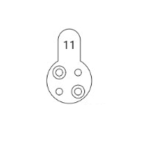 Mul-T-Lock PCY-CT-MORCAM011 Mortise Cam Baldwin type