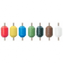 Morse Watchmans KH-07 Assorted Colors KeyRing Hubs (25/Pk)