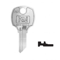 National D8792 5 Disc Tumbler Key Blank