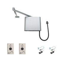 Norton 4540-WTO-BSP Side Mnt Blk Wave Open Cmpct Elec Oprtr