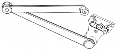 Norton 6770-5-689 Closer Plus (CLP) Arm Assembly