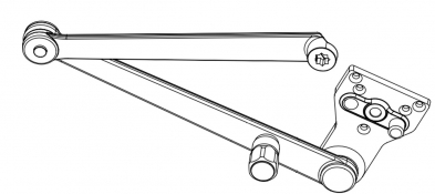 Norton 6870T-8-689 Closer Plus (CLP-T) Arm Assembly