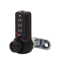Olympus Lock 7440L-BLK-K168 Blk 1-1/8 CombiCam w/ Override