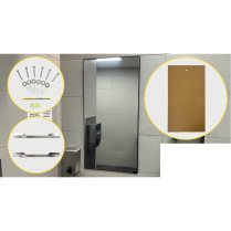 PEEL Mirror System MK-1836C Peel Mirror Full Kit 18x36
