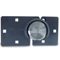 Pac Lock AM3-7S-SLV/811 AM Flt Puck Lft-Hasp Van Doors Stl