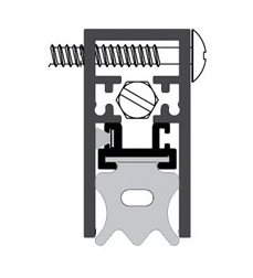 Pemko 4301DRL-36 Automatic Door Bottom, Sponge Neoprene