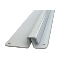 Pro-Lok ELP-82S1W Intrlck Out Ltch Prtctr 82 Stl 2-3/8 Wht